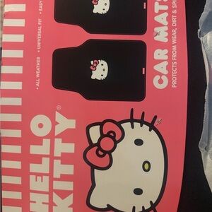 Hello Kitty Pink and Black Car Mats